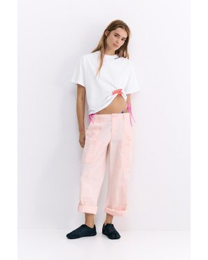 Pull&Bear Oversize Pleasures X Stwd T-Shirt - Pink