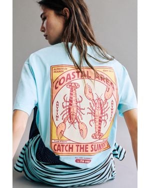 Pull&Bear Lobster Graphic T-Shirt - Multicolour