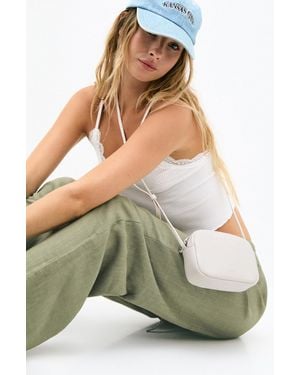 Pull&Bear Basic Crossbody Bag - Green