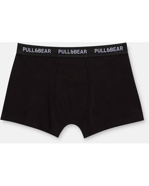 Pull&Bear 3-Pack Of Boxers - Black