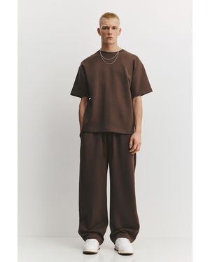 Pull&Bear Balloon Interlock Tracksuit Trousers - Multicolour