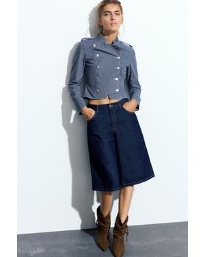 Pull&Bear Geraffte Absatzstiefelette - Pink