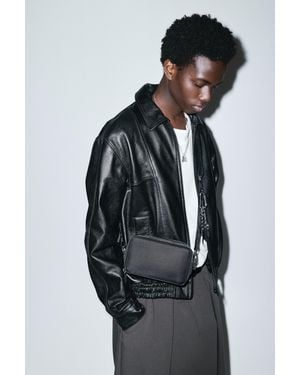 Pull&Bear Embellished Crossbody Bag - Black