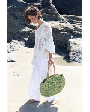 Pull&Bear Basket Bag - Green