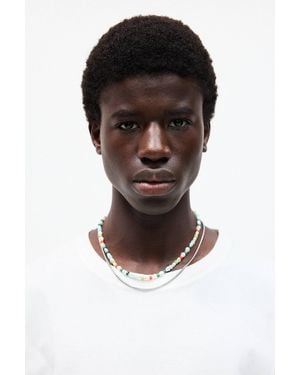 Pull&Bear 2Er-Pack Halsketten Mit Perlenbesatz - Mehrfarbig