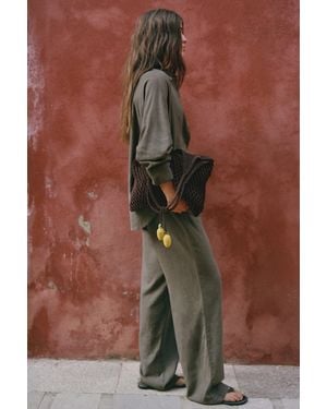 Pull&Bear Embellished Shopper Bag - Brown