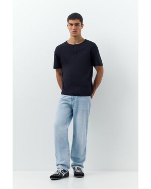 Pull&Bear Straight-Leg Jeans - Blue
