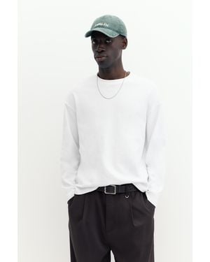 Pull&Bear Heavy Weight Relaxed Fit T-Shirt - White