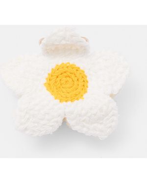 Pull&Bear Häkel-Haarspange Mit Blume - Weiß