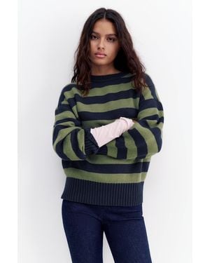 Pull&Bear Oversize Jumper - Blue