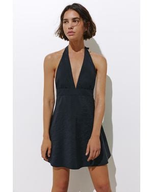 Pull&Bear Short Halter Dress - Black