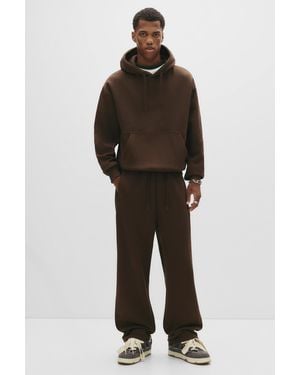 Pull&Bear Basic Baggy Tracksuit Bottoms - Brown