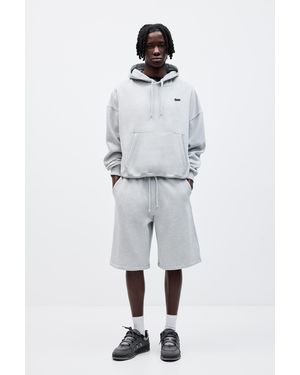 Pull&Bear Stwd Skater Jogger Bermuda Shorts - Grey