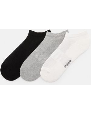 Pull&Bear 3Er-Pack Niedrige Socken - Mehrfarbig