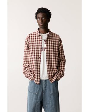 Pull&Bear Checked Shirt - Red