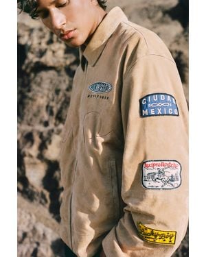 Pull&Bear Jas Aus 100 Leder Monserrat Messeguer - Braun