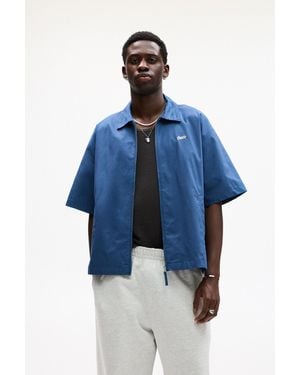 Pull&Bear Short Sleeve Stwd Jacket - Blue