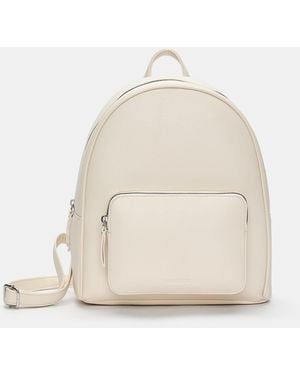 Pull&Bear Urban Backpack - White