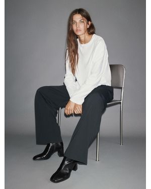 Pull&Bear Heeled Ankle Boots - Black