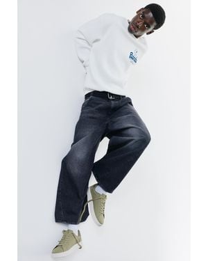 Pull&Bear Casual Trainers With Detail - Blue