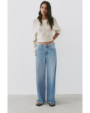 Pull&Bear Oversize Baggy Jeans - Blue