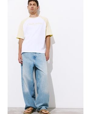 Pull&Bear Costa Mesa T-Shirt - Blue