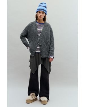 Pull&Bear Flat Faux Fur Boots - Natural