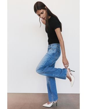 Pull&Bear Absatzschuhe Mit Offener Ferse - Weiß