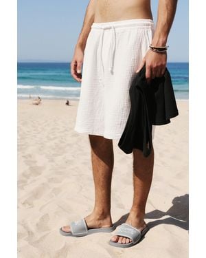 Pull&Bear Stwd Rubber Sandals - Grey