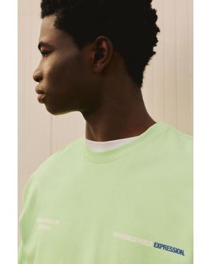 Pull&Bear Stwd Graphic T-Shirt - Green