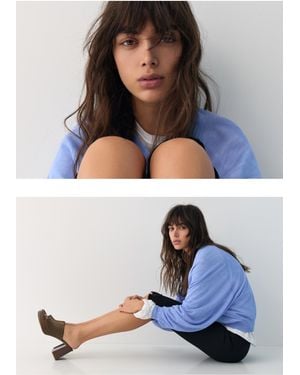 Pull&Bear Heeled Clogs - Brown