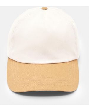 Pull&Bear Contrast Peak Cap - White