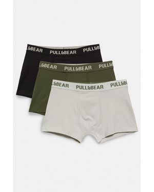 Pull&Bear Pack Of 3 Boxers - White