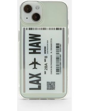 Pull&Bear Plane Ticket Iphone Case - Multicolour