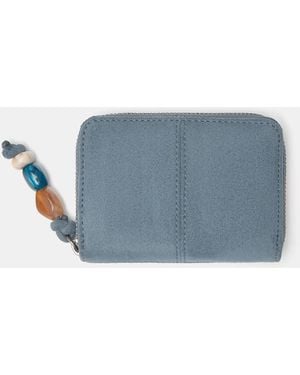 Pull&Bear Embellished Wallet - Blue