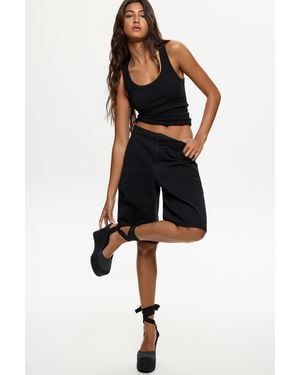 Pull&Bear Keil-Espadrilles - Schwarz
