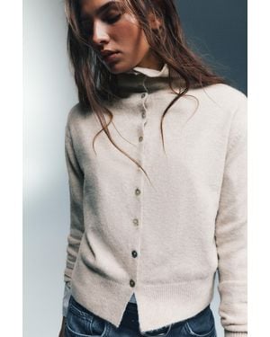Pull&Bear High Neck Cardigan - Multicolour