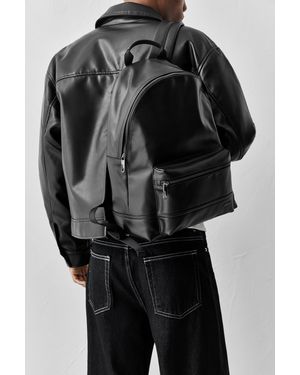 Pull&Bear Urban Backpack - Black