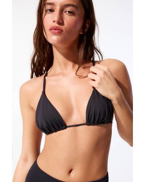 Pull&Bear Triangel-Bikinioberteil - Schwarz