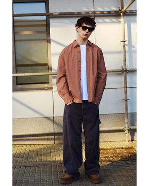 Pull&Bear Check Shirt - Orange