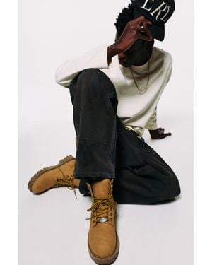 Pull&Bear Lace-Up Boots With Detail - Multicolour