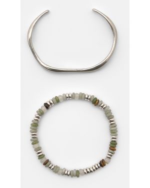 Pull&Bear 2Er-Pack Armbänder - Weiß