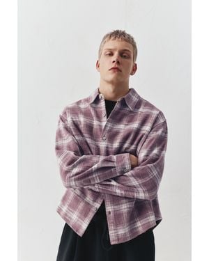 Pull&Bear Long Sleeve Check Shirt - Multicolour