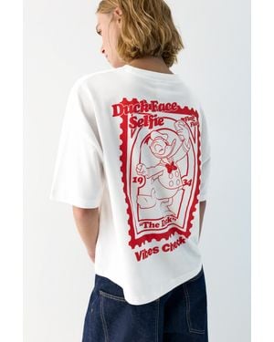 Pull&Bear Donald Duck T-Shirt - Red