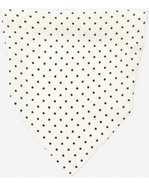 Pull&Bear Polka Dot Bandana - White