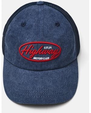 Pull&Bear Trucker Cap - Blue