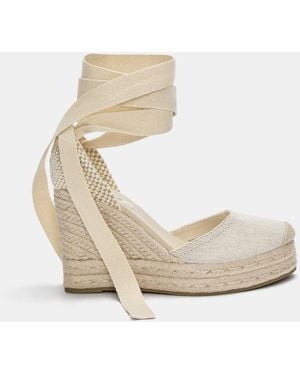 Pull&Bear Keilabsatz-Espadrilles - Weiß