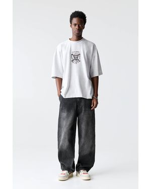 Pull&Bear Shirt Totenkopf One Piece - Weiß