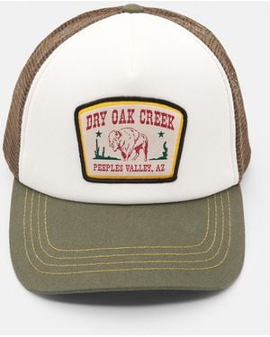 Pull&Bear Dry Oak Creek Trucker Cap - Grey