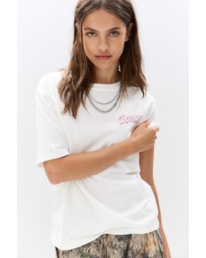 Pull&Bear Stwd T-Shirt With Bow - White